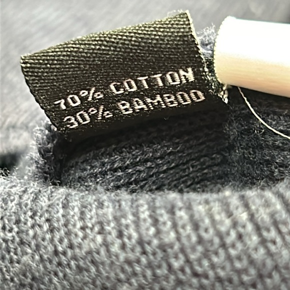 Lynn Ritchie cotton/bamboo blazer. Navy blue. Size Medium. - Picture 6 of 13